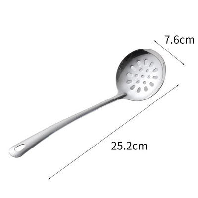 Nerūsējošā tērauda pasniegšanas lāpsta zupas karote caurduris gaļas dakša grila rīks Mājas trauku komplekts Jauni virtuves gatavošanas piederumi