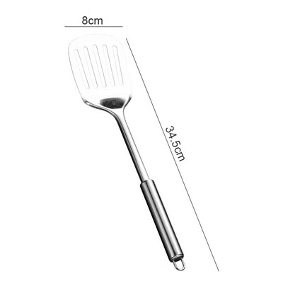 Φτυάρι κατσαρόλας, ανοξείδωτα, οικιακά σκεύη κουζίνας, σετ σπάτουλας, κουτάλι σούπας, κουτάλι σούπας, κουτάλι τηγανίσματος, πλήρες σετ