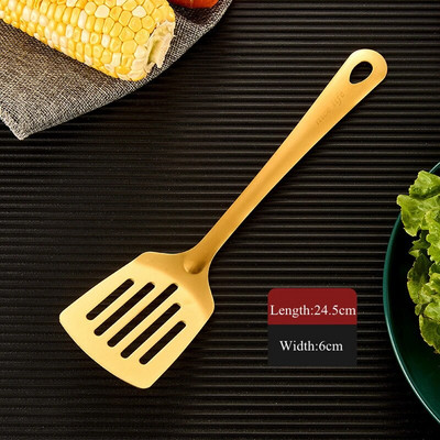 Koreai rozsdamentes acél konyhai edények Konyhai edények Akasztható vacsoraleves szűrőedény Sütőlapát Háztartási kellékek