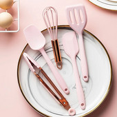 Σετ εργαλείων για κέικ κουζίνας Πολλαπλών χρήσεων Σετ εργαλείων κουζίνας για κέικ από σιλικόνη, χτυπητήρι αυγών Σπάτουλα σιλικόνης