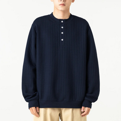 2023. gada jauns rudens, pusapkaklis, adīts džemperis, džemperis, vīriešu džemperis Augstas kvalitātes silts ziemas trikotāžas vīriešu džemperis