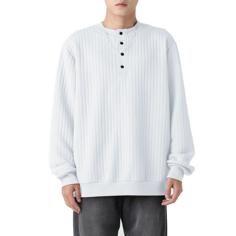 2023. gada jauns rudens, pusapkaklis, adīts džemperis, džemperis, vīriešu džemperis Augstas kvalitātes silts ziemas trikotāžas vīriešu džemperis