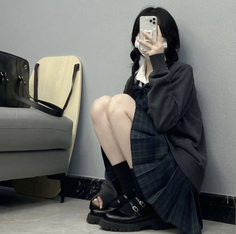 Jauki jakas sievietēm, japāņu stila modes, brīvas JK, Harajuku studentu V veida kakla adīšana Ielu apģērbi Solid Chic