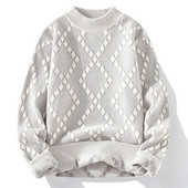 Ziemas vīriešu siltie džemperi vīriešiem apģērbi bruņurupuču džemperi vīriešu mētelis džemperis vīriešu apģērbi silti džemperi puloveri