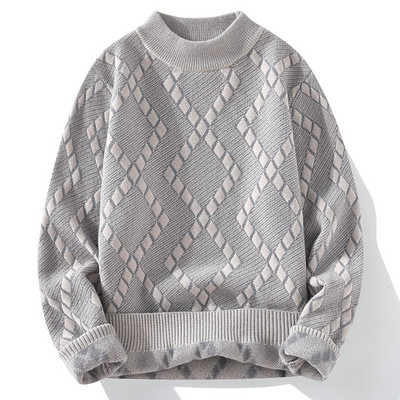 Ziemas vīriešu siltie džemperi vīriešiem apģērbi bruņurupuču džemperi vīriešu mētelis džemperis vīriešu apģērbi silti džemperi puloveri