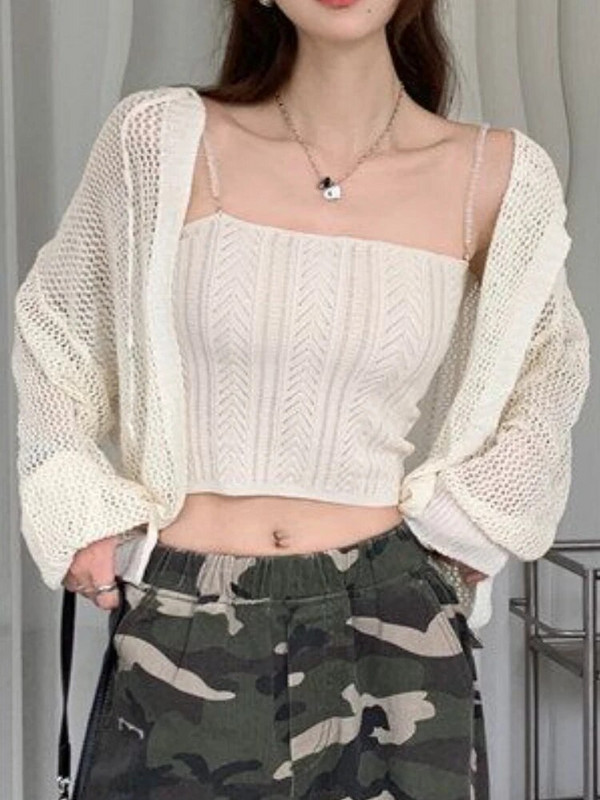 Sieviešu jaka dizains, salds, vienkāršs, izliekts, moderns adīšana, atpūta, vasara, saules noturīga, katru dienu brīva, seksīga, plāna, vienkrāsaina