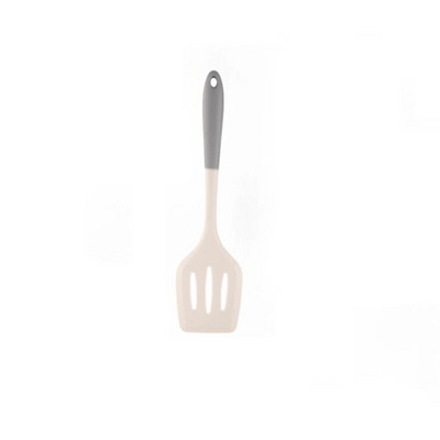 1 db/szett szilikon tejfehér, szürke, kétszínű konyhai edénykészlet magas hőmérsékletnek ellenálló és tapadásmentes edényekhez