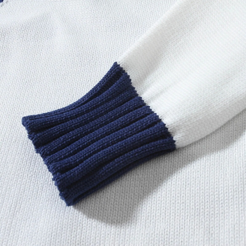 Vīriešu rudens un ziemas vilnas džemperis ar apaļu kakla izgriezumu, džemperis ar apakšējo kreklu Krāsa, kas atbilst visiem Atbilstoši augsta, gara, silti vīriešiem