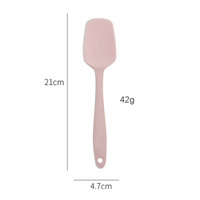 Pelēki virtuves piederumi Silikona trauki Daudzfunkcionāli nepiedegoši skrāpju eļļa Lāpstiņa Kauss Olu Saputo Lāpsta Virtuves Instrumenti