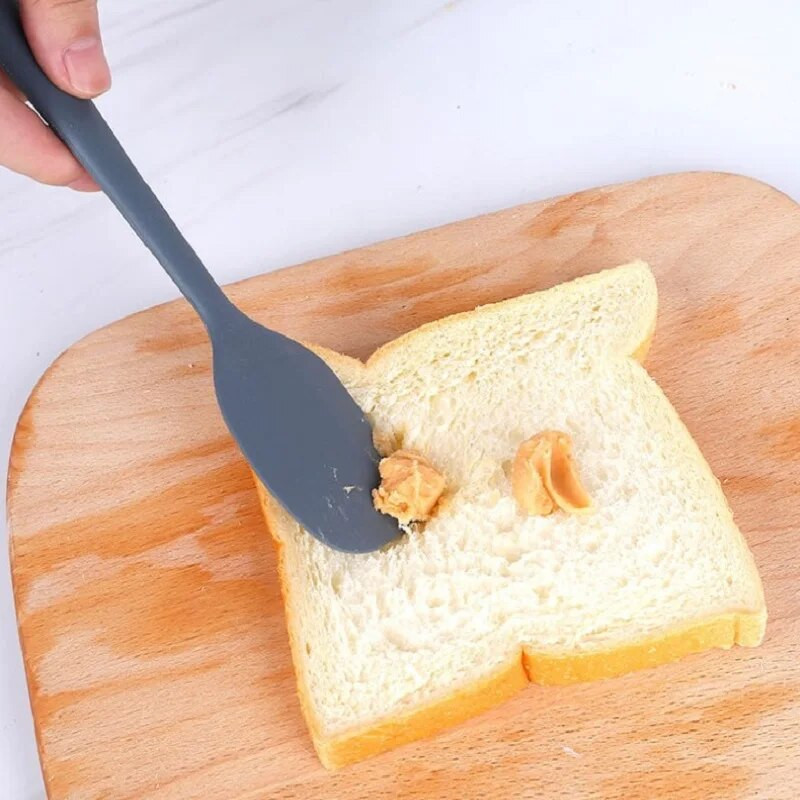 Pelēki virtuves piederumi Silikona trauki Daudzfunkcionāli nepiedegoši skrāpju eļļa Lāpstiņa Kauss Olu Saputo Lāpsta Virtuves Instrumenti