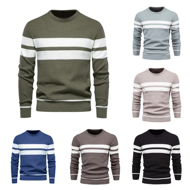 Ανδρικά ζεστά πουλόβερ πλεκτά πουλόβερ Ανδρικά φούτερ Casual Harajuku πουλόβερ πλεκτό πουλόβερ μόδας πουλόβερ Χειμερινά ρούχα πλεκτά