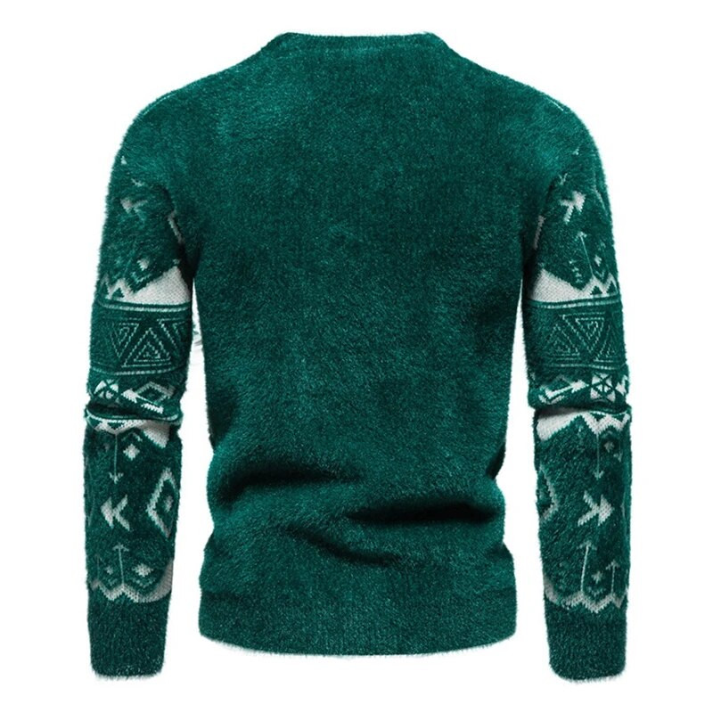 Φθινόπωρο και Χειμώνας Νέο 2023 Ανδρικό πλεκτό πουλόβερ Λεπτό πλεκτό νεανικό ζιβάγκο Ποιοτικό εσώρουχο