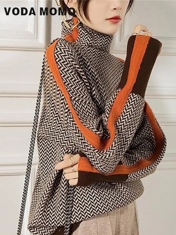 korejiešu pulovers Džemperis trikotāžas džemperi adīti džemperi sievietēm 2023. gada džemperis Sieviešu trikotāžas topi ar apkakli