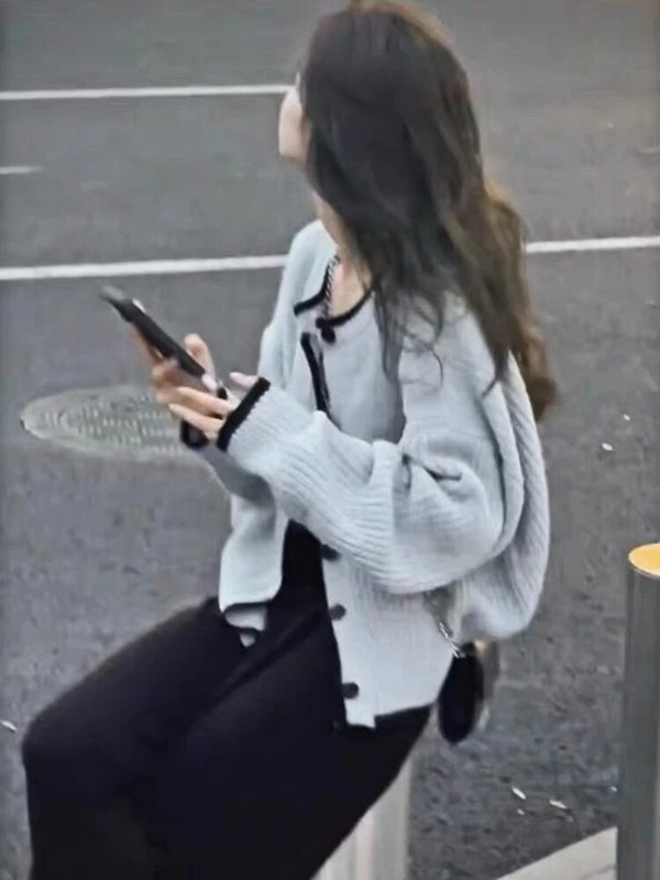 Sieviešu jaka dizains Vintage, vienkāršs, salds, silts džemperis rudens korejiešu stila modes brīvs, vispiemērotākais sieviešu ielas apģērbs atpūtai