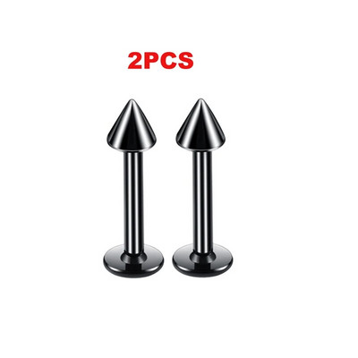 2GAB Metāla pakavs viltus deguna gredzens C klips BCR starpsienas lūpu nerūsējošā tērauda pīrsings Falso deguna gredzeni stīpa sievietēm vīriešiem