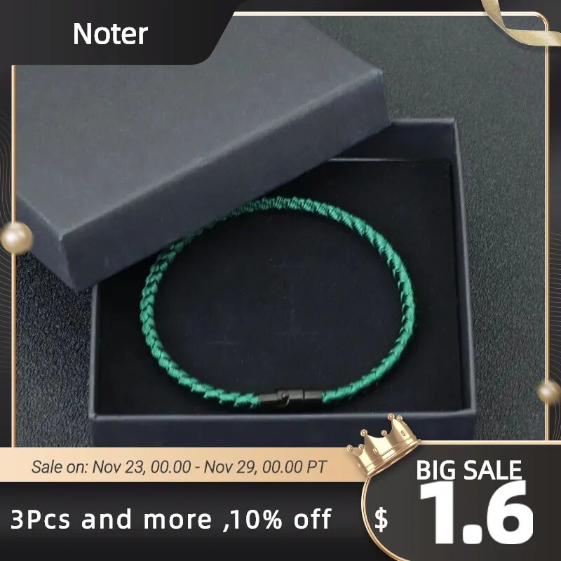 A klasės apyrankė su virve, vyriška moteriška, laiminga, raudona apyrankė, pritraukianti Mirco magentišką apyrankę.