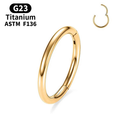 G23 Titano nosies auskarų vėrimas F136 Implantas 14G 16G 18G 20G Diafragma Tragus Piercing Seksualūs kūno papuošalai Didmeninė prekyba