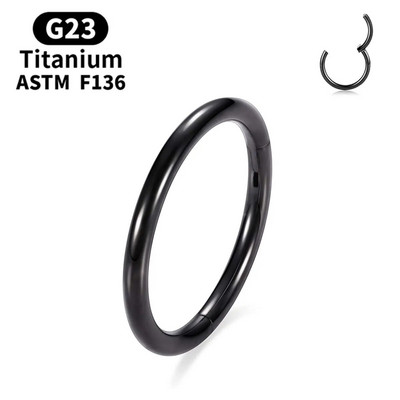 G23 Titano nosies auskarų vėrimas F136 Implantas 14G 16G 18G 20G Diafragma Tragus Piercing Seksualūs kūno papuošalai Didmeninė prekyba