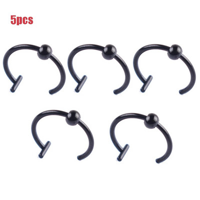 5Gb Lūpu deguna gredzeni Neitrāls panks lūpu formas ausu deguna klipsis viltus diafragma ar perforētu lūpu stīpu ķermeņa rotaslietas tērauda gredzens