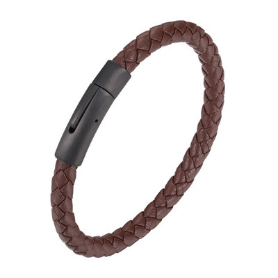 Klasisks stils vīriešiem Sieviešu burvīgas ādas rokassprādzes Vienkāršas 8 krāsu nerūsējošā tērauda pogas Aksesuāri Juvelierizstrādājumi Dāvana