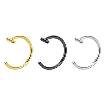 1-3 gab Sieviešu lūpu gredzens pīrsings viltots nerūsējošā tērauda deguna gredzeni starpsienas pīrsings uz mutes bez pīrsinga panka aproces stīpas auskars