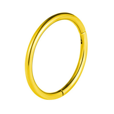 6/8/10/12 χιλιοστά δακτύλιος μύτης με αρθρωτό κλίκερ δακτύλιοι μύτης Helix χόνδρος στεφάνι στεφάνης χειρουργικά σκουλαρίκια χωρίς ραφή από ανοξείδωτο χάλυβα