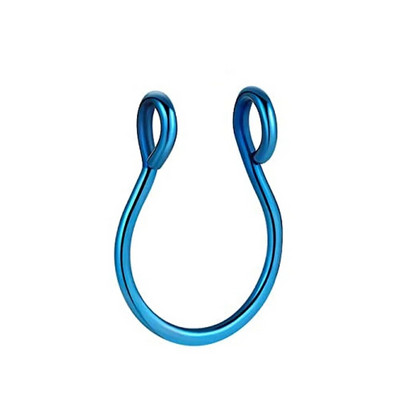 1db U alakú hamis orrgyűrű karika septum gyűrűk rozsdamentes acél orr piercing hamis piercing oreja pircing ékszerek