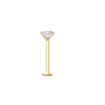 1 бр. 20G-16G 1,5-4 mm скъпоценен камък Crystal Monroe Lip Stud Ring Tragus Helix Conch хрущялна обеца Пиърсинг Стоманен комплект за пиърсинг за устни Labret