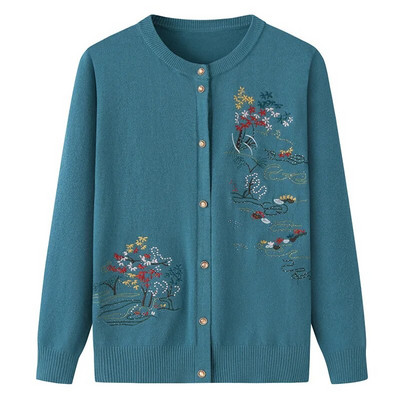 2023. gada modes silts sieviešu apģērbs jaciņa džemperis Sueters De Mujer moda jaciņa Mujer ar O veida kakla trikotāžas džemperis Trikotāžas izstrādājumi