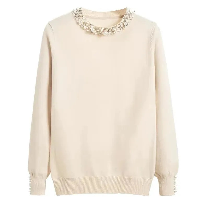 2023. gada jauns sieviešu džemperis ar O veida kakla izgriezumu Rudens Ziemas Vienkāršs Pulovers Silts Ikdienišķs Džemperi Džemperi Korejiešu Modes Trikotāžas Apakškrekls