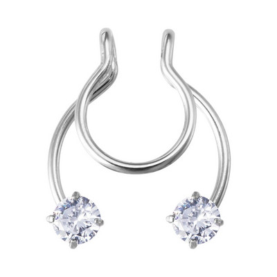 1gb viltus deguna gredzens sievietēm vīriešiem 20g ķirurģiskā tērauda mākslīgā pīrsinga rotaslietas viltus pīrsings lūpu starpsiena deguna gredzeni ķermeņa rotaslietas