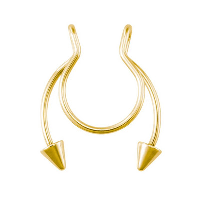 1gb viltus deguna gredzens sievietēm vīriešiem 20g ķirurģiskā tērauda mākslīgā pīrsinga rotaslietas viltus pīrsings lūpu starpsiena deguna gredzeni ķermeņa rotaslietas