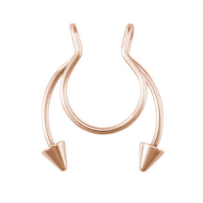 1gb viltus deguna gredzens sievietēm vīriešiem 20g ķirurģiskā tērauda mākslīgā pīrsinga rotaslietas viltus pīrsings lūpu starpsiena deguna gredzeni ķermeņa rotaslietas