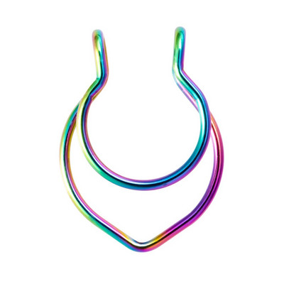 1gb viltus deguna gredzens sievietēm vīriešiem 20g ķirurģiskā tērauda mākslīgā pīrsinga rotaslietas viltus pīrsings lūpu starpsiena deguna gredzeni ķermeņa rotaslietas