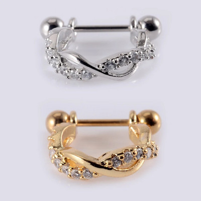 1gb Ķirurģiskā tērauda stienis ar CZ stīpu Auss Tragus skrimšļa spirālveida auskari Ausu kniedes Auss aproču stienis sievietes daivas pīrsings rotaslietas