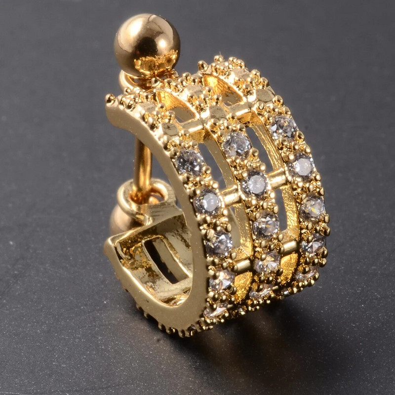 1gb Ķirurģiskā tērauda stienis ar CZ stīpu Auss Tragus skrimšļa spirālveida auskari Ausu kniedes Auss aproču stienis sievietes daivas pīrsings rotaslietas