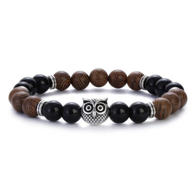 8 mm Nove narukvice od prirodnih drvenih perli Muške crne Ethinc meditacijske bijele narukvice Ženske molitveni nakit Yoga narukvica Homme