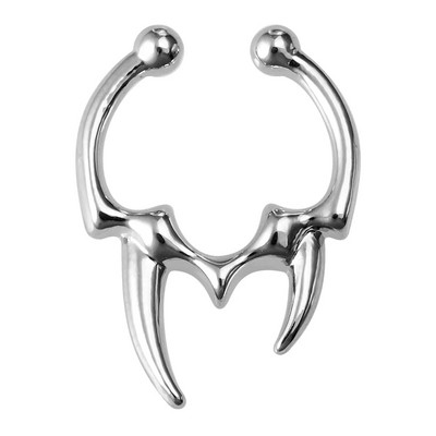 1-3 τμχ Fake Clip on Nose Rings Hoop Septum Non Piercing μανσέτα μύτης από ανοξείδωτο ατσάλι Πέταλο πανκ για άνδρες Γυναικεία κοσμήματα σώματος