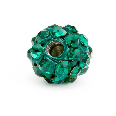 14G asfaltuotas 5 mm 8 mm kalnų krištolinis disko kamuolys, molinis krištolinis pakaitinis rutulys, skirtas auskarų vėrimui, 1 vnt.