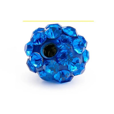 14G asfaltuotas 5 mm 8 mm kalnų krištolinis disko kamuolys, molinis krištolinis pakaitinis rutulys, skirtas auskarų vėrimui, 1 vnt.