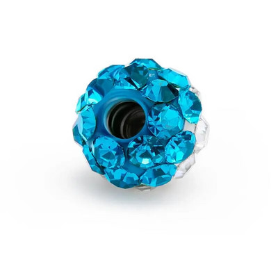 14G asfaltuotas 5 mm 8 mm kalnų krištolinis disko kamuolys, molinis krištolinis pakaitinis rutulys, skirtas auskarų vėrimui, 1 vnt.