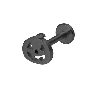 1 τμχ Halloween Labret Lip Piercing Stud από ανοξείδωτο ατσάλι Ghost Pumpkin Bat Rings Monroe Piercing Κοσμήματα χόνδρινο σκουλαρίκι 16G