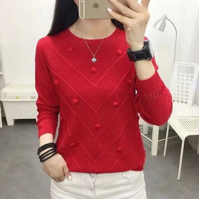2023 Νέο γυναικείο πουλόβερ Φθινοπωρινή άνοιξη Μακρυμάνικο πλεκτό πουλόβερ Γυναικείο Streetwear Λεπτό πουλόβερ πουλόβερ πλεκτό πλεκτό