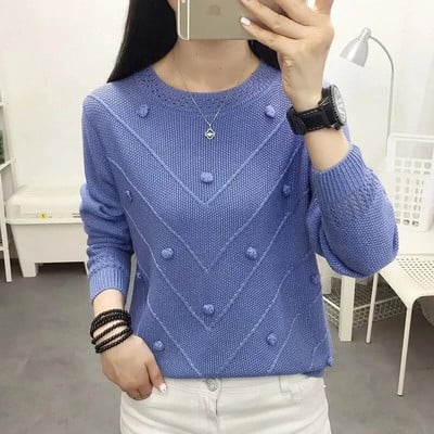 2023 Νέο γυναικείο πουλόβερ Φθινοπωρινή άνοιξη Μακρυμάνικο πλεκτό πουλόβερ Γυναικείο Streetwear Λεπτό πουλόβερ πουλόβερ πλεκτό πλεκτό