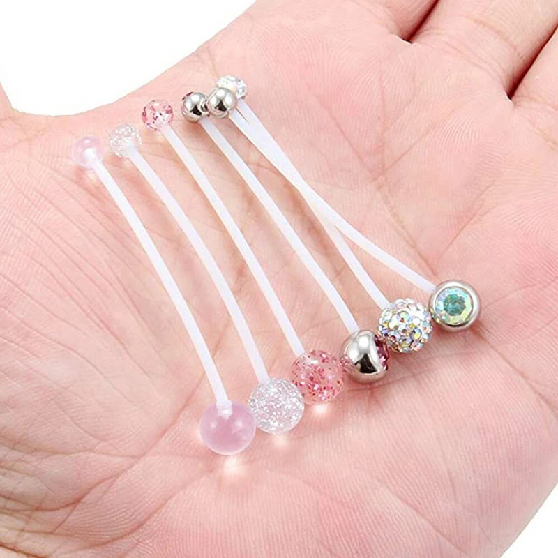 Mix Style Pregnancy Support Μητρότητας Ευέλικτο Bioplast Ροζ συγκράτηση με κουμπιά αφαλού στην κοιλιά