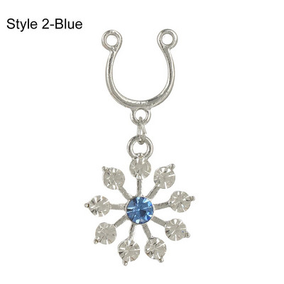 1 gab. Seksīgs viltots krūšu gredzens sievietēm 316 l ķirurģiskā tērauda necaurdurošs krūšu gredzens krūšu dekoratīvais gredzens pludmales ballītes ķermeņa rotaslietas