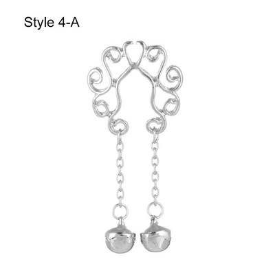 1 gab. Seksīgs viltots krūšu gredzens sievietēm 316 l ķirurģiskā tērauda necaurdurošs krūšu gredzens krūšu dekoratīvais gredzens pludmales ballītes ķermeņa rotaslietas