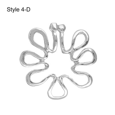 1 gab. Seksīgs viltots krūšu gredzens sievietēm 316 l ķirurģiskā tērauda necaurdurošs krūšu gredzens krūšu dekoratīvais gredzens pludmales ballītes ķermeņa rotaslietas