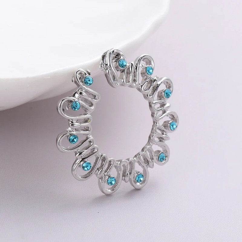 1 gab. Seksīgs viltots krūšu gredzens sievietēm 316 l ķirurģiskā tērauda necaurdurošs krūšu gredzens krūšu dekoratīvais gredzens pludmales ballītes ķermeņa rotaslietas