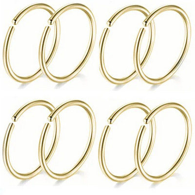 12/24/36 db L alakú orrgyűrű görbe csomag kristály egyenes orrgyűrű szett orrcsavar Piercing Nariz mandzsetta orr orrcsipesz